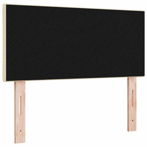 vidaXL Fabric Headboard Geometric with Headboard Cream 90 cm Fabric