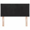 vidaXL Headboard Wall-mounted Geometric Manual Black 90 cm Velvet