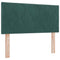 vidaXL Headboard Wall-mounted Geometric Manual Dark green 90 cm Velvet