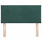 vidaXL Headboard Wall-mounted Geometric Manual Dark green 90 cm Velvet