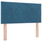vidaXL Headboard Wall-mounted Geometric Manual Dark blue 90 cm Velvet