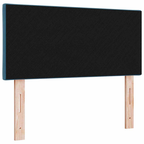 vidaXL Headboard Wall-mounted Geometric Manual Dark blue 90 cm Velvet