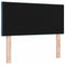 vidaXL Headboard Wall-mounted Geometric Manual Dark blue 90 cm Velvet