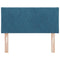 vidaXL Headboard Wall-mounted Geometric Manual Dark blue 90 cm Velvet