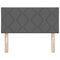 vidaXL Fabric Headboard Geometric Manual Dark Grey 100 cm Fabric