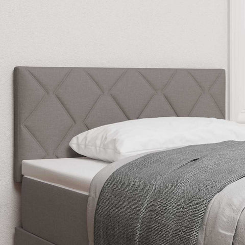 vidaXL Fabric Headboard Geometric with Headboard Taupe 100 cm Fabric