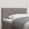 vidaXL Fabric Headboard Geometric with Headboard Taupe 100 cm Fabric