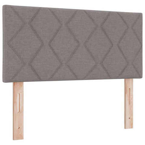vidaXL Fabric Headboard Geometric with Headboard Taupe 100 cm Fabric