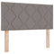 vidaXL Fabric Headboard Geometric with Headboard Taupe 100 cm Fabric