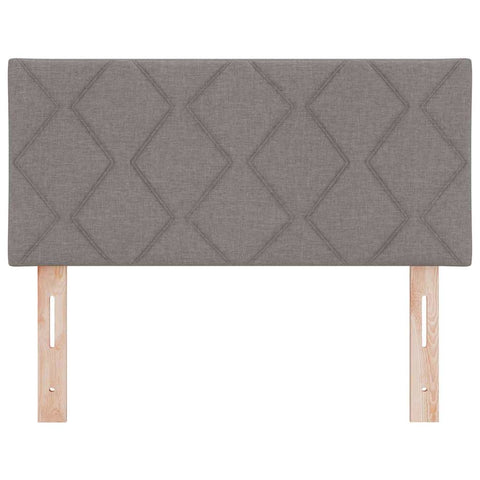 vidaXL Fabric Headboard Geometric with Headboard Taupe 100 cm Fabric