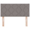 vidaXL Fabric Headboard Geometric with Headboard Taupe 100 cm Fabric