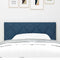 vidaXL Fabric Headboard Geometric with Headboard Blue 100 cm Fabric