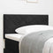 vidaXL Headboard Wall-mounted Geometric Manual Black 100 cm Velvet