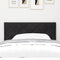 vidaXL Headboard Wall-mounted Geometric Manual Black 100 cm Velvet