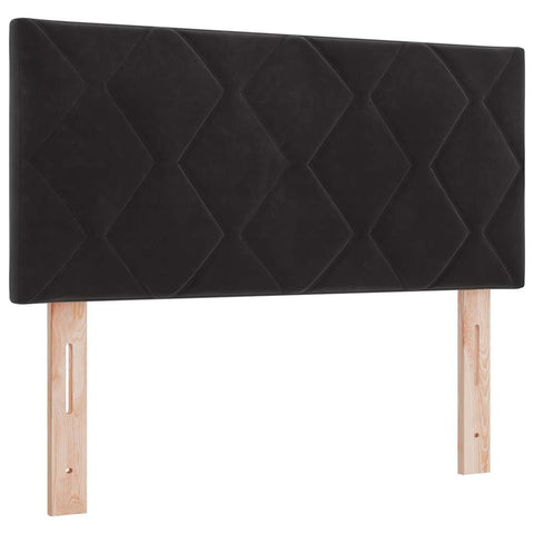 vidaXL Headboard Wall-mounted Geometric Manual Black 100 cm Velvet