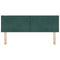 vidaXL Headboard Wall-mounted Geometric Dark green 144 cm Velvet