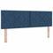 vidaXL Fabric Headboard Geometric with Headboard Blue 160 cm Fabric