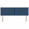 vidaXL Fabric Headboard Geometric with Headboard Blue 160 cm Fabric