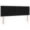 vidaXL Headboard Wall-mounted Geometric Manual Dark grey 160 cm Velvet