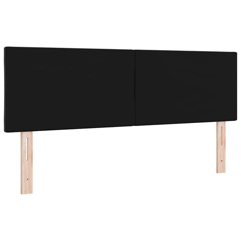 vidaXL Headboard Wall-mounted Geometric Manual Black 160 cm Velvet