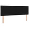 vidaXL Headboard Wall-mounted Geometric Manual Black 160 cm Velvet