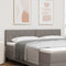 vidaXL Fabric Headboard Geometric with Headboard Taupe 180 cm Fabric