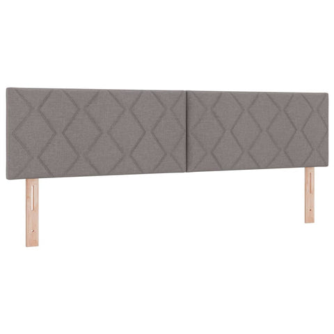vidaXL Fabric Headboard Geometric with Headboard Taupe 180 cm Fabric