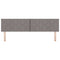 vidaXL Fabric Headboard Geometric with Headboard Taupe 180 cm Fabric