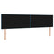 vidaXL Headboard Wall-mounted Geometric Manual Dark blue 180 cm Velvet