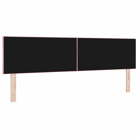 vidaXL Headboard Wall-mounted Geometric Manual Pink 180 cm Velvet