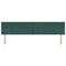 vidaXL Headboard Wall-mounted Geometric Dark green 200 cm Velvet