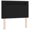 vidaXL Headboard Wall-mounted with Headboard Manual Black 90 cm PVC