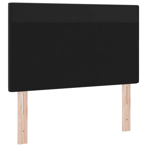 vidaXL Headboard Wall-mounted with Headboard Manual Black 90 cm PVC