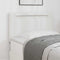 vidaXL Headboard Wall-mounted with Headboard Manual White 90 cm PVC