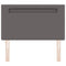 vidaXL Headboard Wall-mounted with Headboard Manual Grey 90 cm PVC