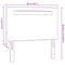 vidaXL Headboard Wall-mounted with Headboard Manual Grey 90 cm PVC