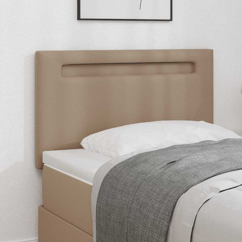 vidaXL Headboard Wall-mounted with Headboard Cappuccino 90 cm PVC