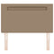 vidaXL Headboard Wall-mounted with Headboard Cappuccino 90 cm PVC