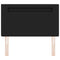 vidaXL Headboard Wall-mounted with Headboard Manual Black 100 cm PVC