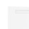 vidaXL Headboard Wall-mounted with Headboard Manual White 100 cm PVC