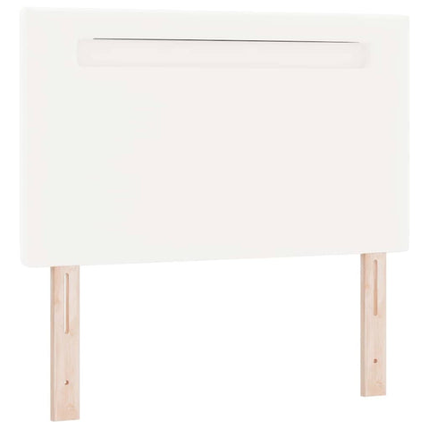 vidaXL Headboard Wall-mounted with Headboard Manual White 100 cm PVC