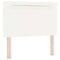 vidaXL Headboard Wall-mounted with Headboard Manual White 100 cm PVC