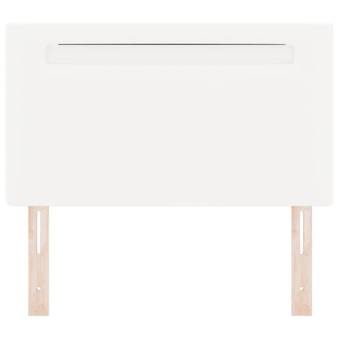 vidaXL Headboard Wall-mounted with Headboard Manual White 100 cm PVC