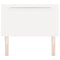 vidaXL Headboard Wall-mounted with Headboard Manual White 100 cm PVC