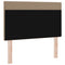 vidaXL Headboard Wall-mounted with Headboard Cappuccino 100 cm PVC