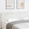 vidaXL Headboard Wall-mounted with Headboard Manual White 180 cm PVC