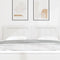 vidaXL Headboard Wall-mounted with Headboard Manual White 180 cm PVC