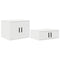vidaXL Storage Cabinet White 127 x 41 x 40 cm Engineered wood