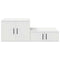 vidaXL Storage Cabinet White 127 x 41 x 40 cm Engineered wood