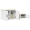 vidaXL Storage Cabinet White 127 x 41 x 40 cm Engineered wood